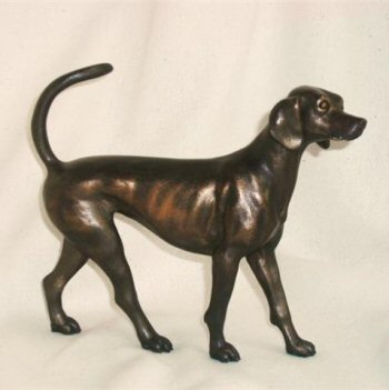 Trailhound Figurine bronze effect Trailhound Figurine bronze effect