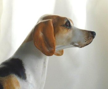 Trailhound figurine by Ann Shambrook
